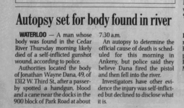 Clipping from The Courier